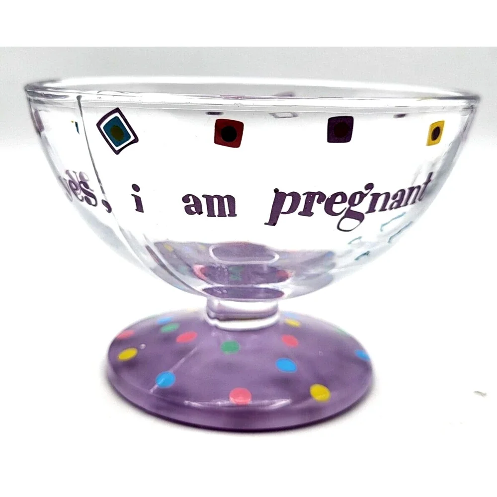 Lolita Sundae Bowl Eating for Two Hand Painted Ice Cream Dish 12 oz